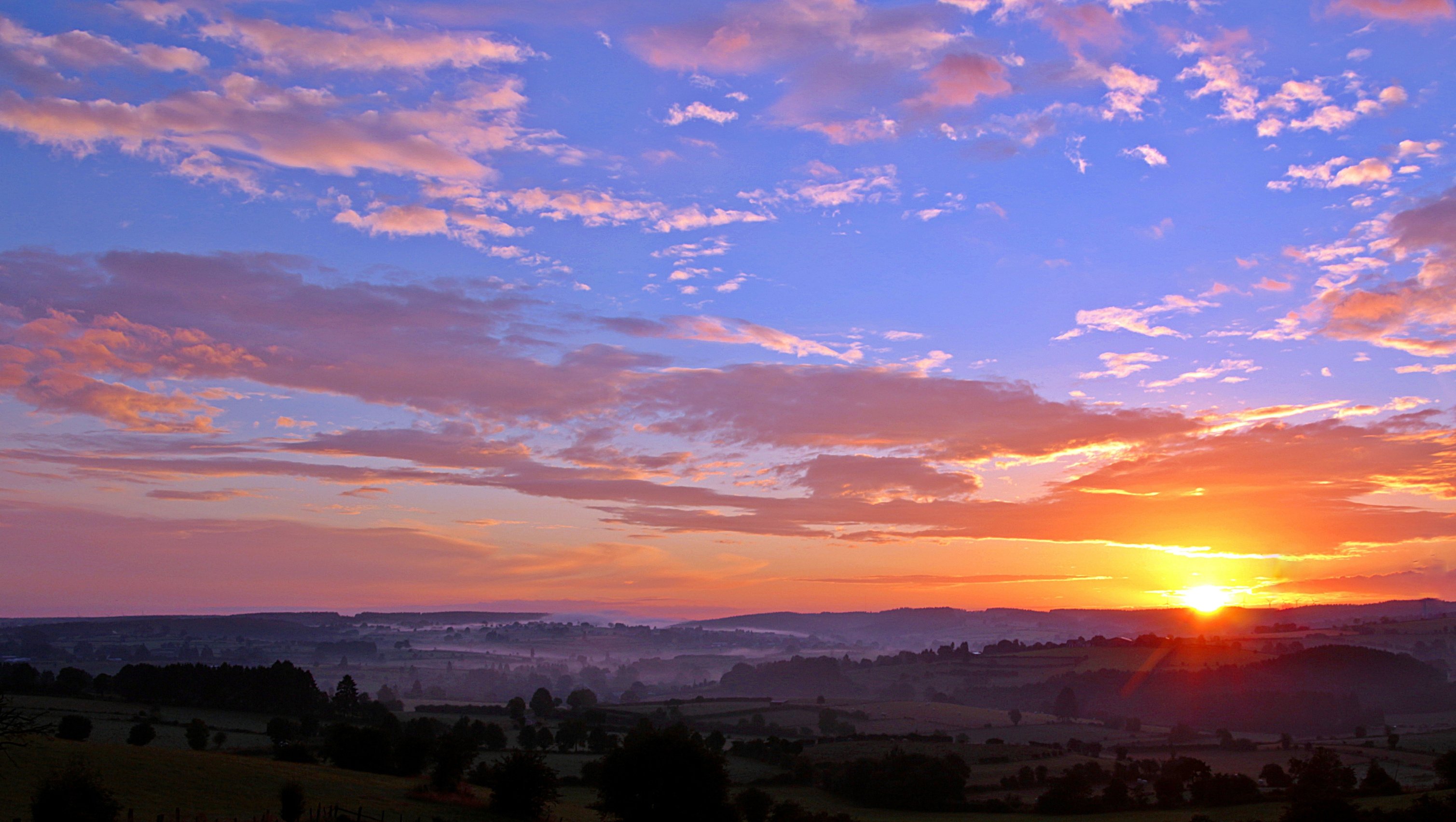 Colorful Sunset View